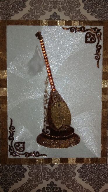 карта кыргызстан: Продам 3D картинку домбро. Кто ценит искусство!. Ручная работа — 1