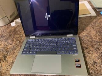 сенсорные ноутбуки: Ноутбук, HP, 16 ГБ ОЗУ, AMD Ryzen 5, Новый, Для работы, учебы, память SSD — 2