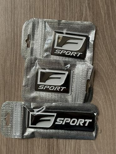 infinity fx: Комплект шильдиков с логотипом F SPORT для Lexus Два квадратных — 1