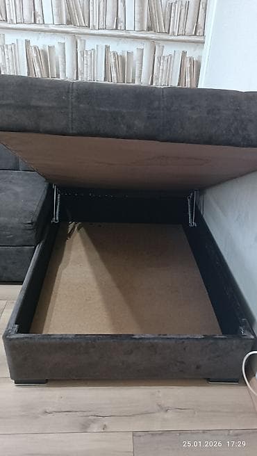 диван раскладной с 2 креслами: Угловой диван, Складной — 5