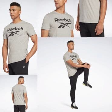 брендовые мужские спортивные костюмы из турции: REEBOK. Футболка Reebok с большим логотипом. ДЛЯ ПОВСЕДНЕВНОЙ НОСКИ ИЗ — 2
