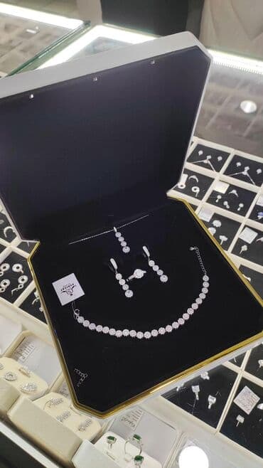 набор пандора: Серебряный Набор+ цепочка+ браслет Серебро 925 пробы Дизайн под — 1