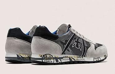 osiris d3: Кроссовки Premiata - Модель в серо‑черной гамме с камуфляжным принтом — 4