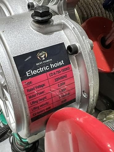 Производство строительных материалов: Электрические тали/лебёдки серии PA (на фото модели PA400, PA1200) — 5