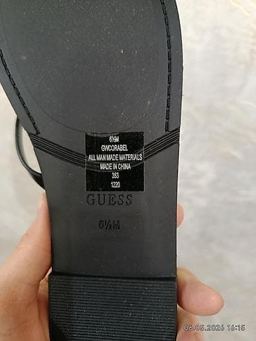 Босоножки, сандалии, шлепанцы: Босоножки, 36.5, Guess, Новый, цвет - Черный, Самовывоз — 2