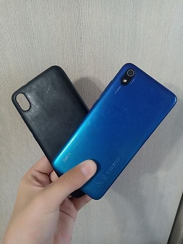 nokia x1: Redmi, Redmi 7A, Б/у, 32 ГБ, цвет - Синий, 2 SIM — 1