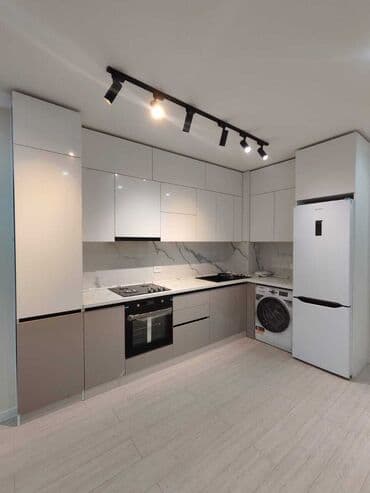 варочный шкаф: Кухонный гарнитур, Новый, цвет - Белый, МДФ, Бесплатная доставка — 3