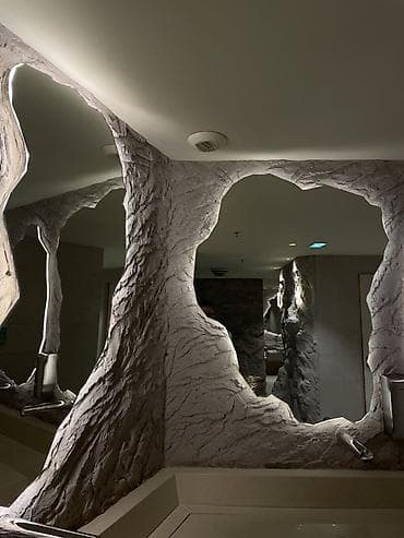 абой стена: Декоративные работы под ключ: скалы, барельеф, роспись стен — 3