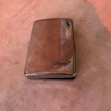 Жеке буюмдар: Зажигалка Davidoff - Элегантный металлический корпус с полированной — 1