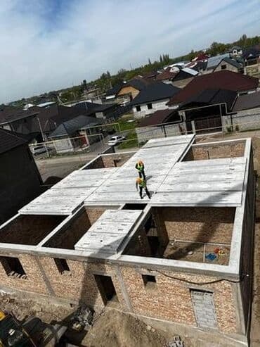 заливка пола: Плиты перекрытия (железобетонные), монтаж под ключ - Тип — 2