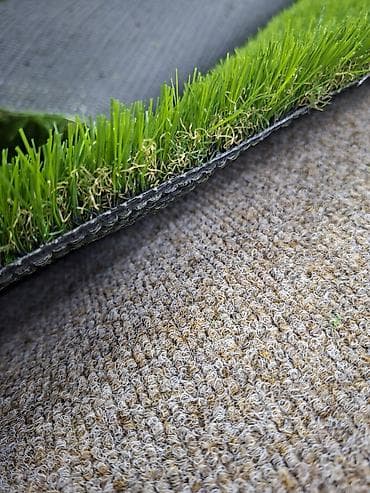 Строительные леса, стойки: Искусственная трава в рулонах - Покрытие рулонное, насыщенно‑зеленого — 5