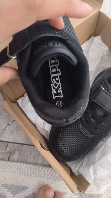 детская ортопедическая обувь для профилактики: Детские кроссовки черного цвета от Kappa, модель Myles, размера 31 EU — 2