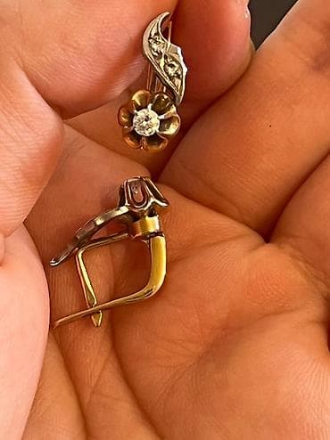 золото россия: Бриллиантовые серьги советское золото — 3