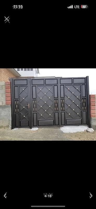 автоматик: Металлические ворота и калитки на заказ - Типы конструкций: откатные — 3