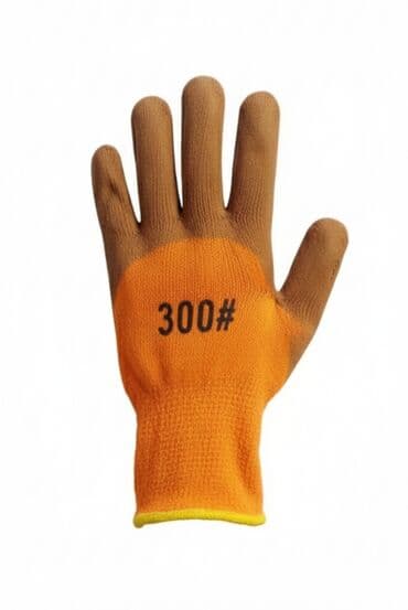 Рабочие перчатки «300#» с латексным покрытием - Тип: вязанные