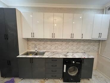 кухонная мебель в рассрочку в бишкеке: Мебель на заказ, Стулья, Кухонный гарнитур, Стол — 2