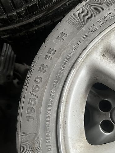 h: Колеса в сборе 195 / 60 / R 15, Лето, Комплект, Легковые, Литые — 4