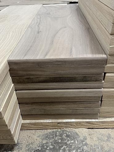 Даяр тепкичтер үчүн тепкичтер: Даяр тепкич үчүн тепкич, Материалы: Жыгач, Жабуусу: Шпондоо — 6