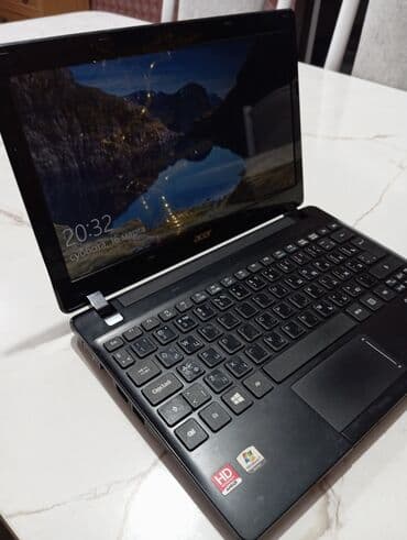 Мониторлор: Нетбук, Acer, 2 ГБ ОЭТ, AMD E, 15 ", Колдонулган, Татаал эмес тапшырмалар үчүн, эс тутум HDD — 2