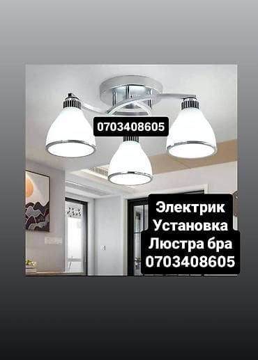 Электромонтажные услуги: установка светильников - Профессиональный