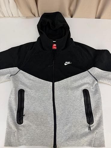 Мужская обувь: Толстовка Nike с капюшоном на молнии без пятин носил 2 раза размер не — 2