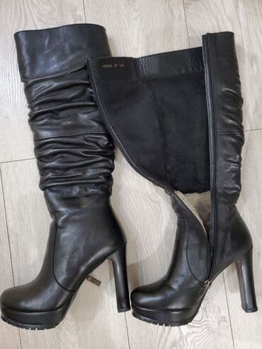 Распродажа Сапоги зимние мех кожа натуральная 37р удобная колодка