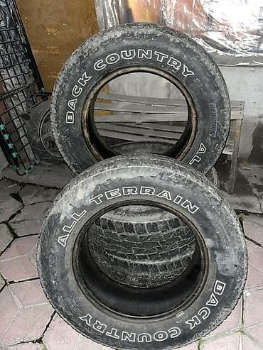 Шины: Шины 215 / 70 / R 16, Лето, Б/у, Комплект, Внедорожные (АТ/МТ) — 4