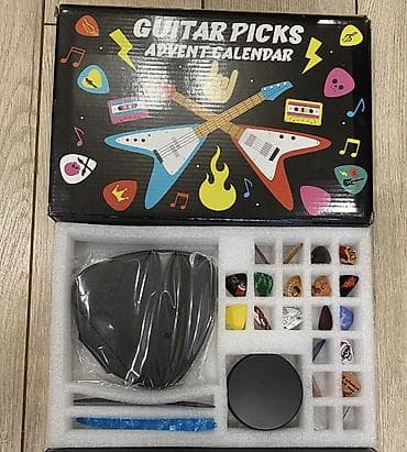 Аккордеоны: 🎸 Подарочный Адвент-календарь для гитариста (набор медиаторов) Что — 1