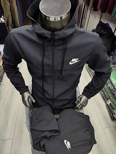 Спорттук костюмдар: Мужской спортивный костюм (комплект: худи на молнии + брюки) - — 1