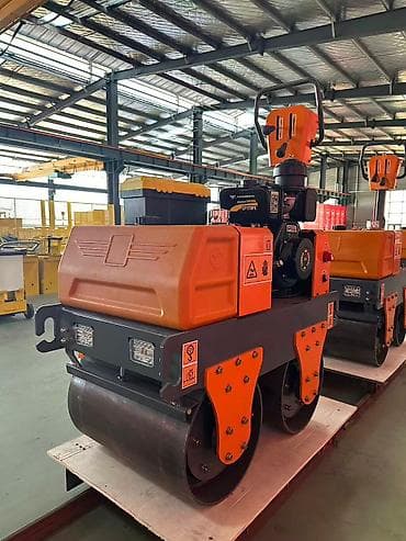 Оборудование для швейных цехов: Вибро каток Ручной двухвальцовый вибрационный каток Компактный — 3