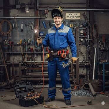 коврик для кухни: Услуги: сантехник, электрик, сварщик. Сантехнические работы: - — 1