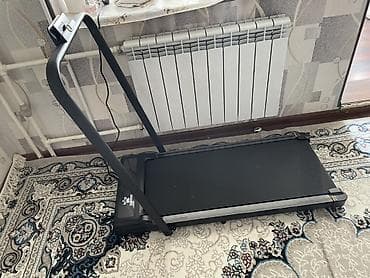Жүгүрүү үчүн салынмалар: Беговая дорожка компактная, домашняя до 120 кг (новая) - Тип — 1