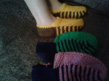 Домашние тапочки, 38, Новый, цвет - Зеленый