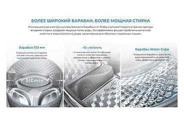 m 3: Стиральная машина Midea, фронтальная загрузка 6 кг. Ключевые — 3