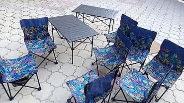 стол с стульями для пикника: Расспрадажа Складной комплект для пикника/кемпинга. В составе: - 8 — 1