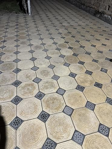 Тротуарная плитка «Октагон с вставкой» - Формат: октагональные плиты