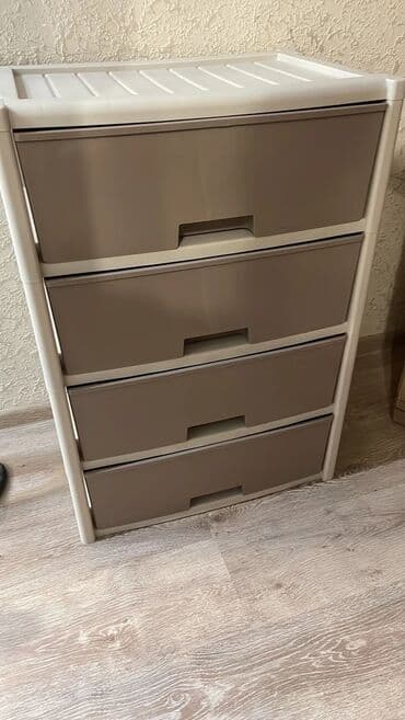 шкаф в расрочку: Комод для одежды, Новый, Без зеркала, Пластик, Бесплатная доставка — 12