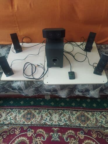 акустические системы 3.1 с сабвуфером: Буфер 5 колонки в идеальном состоянии — 6