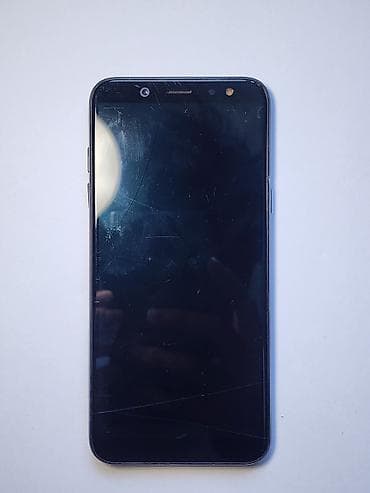матрица 14 5000сом: Samsung Galaxy A6, Б/у, 32 ГБ, цвет - Черный, 2 SIM — 2