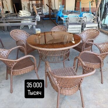 садовый стол и стулья: Садовый стул Металл — 1