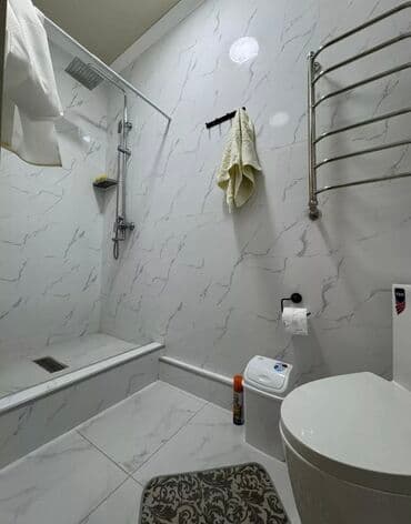 бишкек аренда квартира долгасрочный: 4 комнаты, Агентство недвижимости, Без подселения, С мебелью полностью — 3