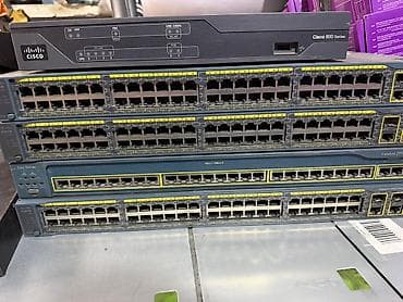 Сетевое оборудование Cisco В наличии на фото: - Маршрутизатор Cisco