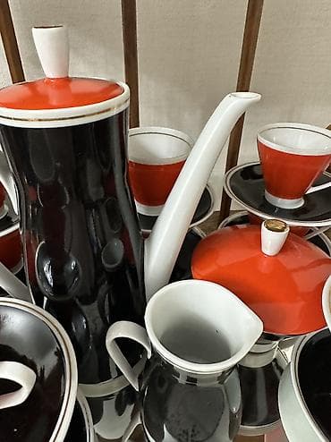 Дом и сад: Кофейный сервиз из костяного фарфора производства Freiberger Porzellan — 9