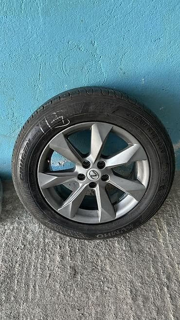 Колеса в сборе 245 / 60 / R 18, Лето, Б/у, Комплект, Легковые, Литые, отверстий - 5