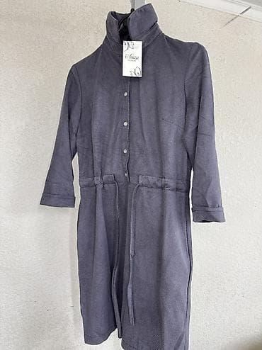 летний платье: Повседневное платье, Лето, Длинная модель, Шифон, S, M, L — 4