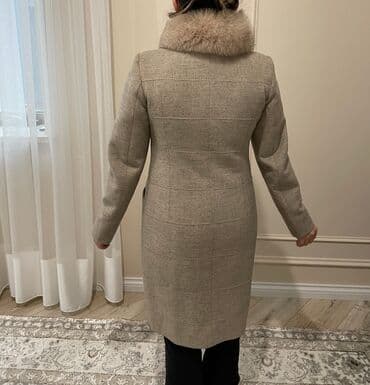 женская пальто: Пальто, Классика, Зима, Длинная модель, 2XL (EU 44) — 6