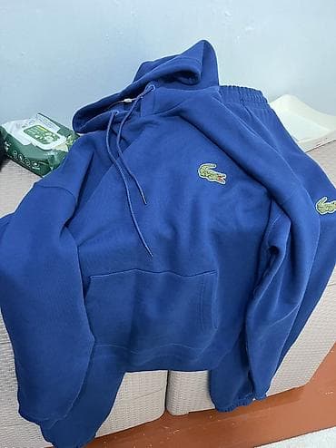 ал фаджр часы: Мужской спортивный костюм, L, Lacoste, Новый, цвет - Синий, Бесплатная доставка, Платная доставка, Самовывоз — 6