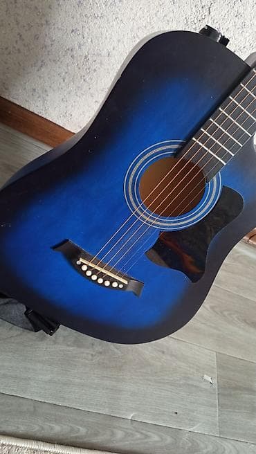 электрогитары купить: Акустическая гитара 4/4, цвет синий градиент (blue burst) — 3
