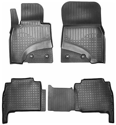 sprinter 315: Родные Резиновые Полики Для салона Toyota, цвет - Черный, Б/у, Самовывоз — 5