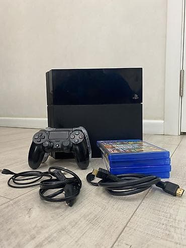microsoft xbox: PlayStation 4 + комплект игр и аксессуаров Состав: - Консоль Sony — 5